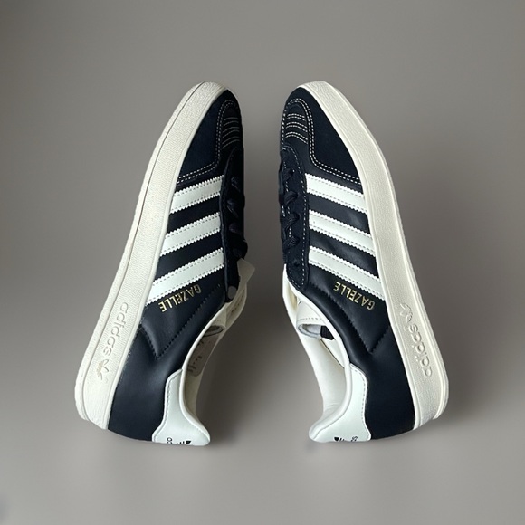 Size 6w / 4.5m - Adidas Gazelle Indoor Originals Black Cream JQ8385 Unisex NEW - Picture 5 of 10